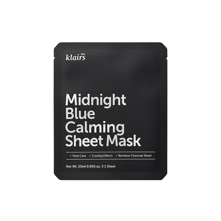 Dear, Klairs - Midnight Blue Calming Sheet Mask 25ml