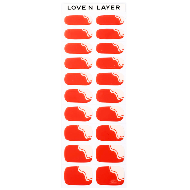 Lovenlayer – French Swirl Raspberry Red 1stk