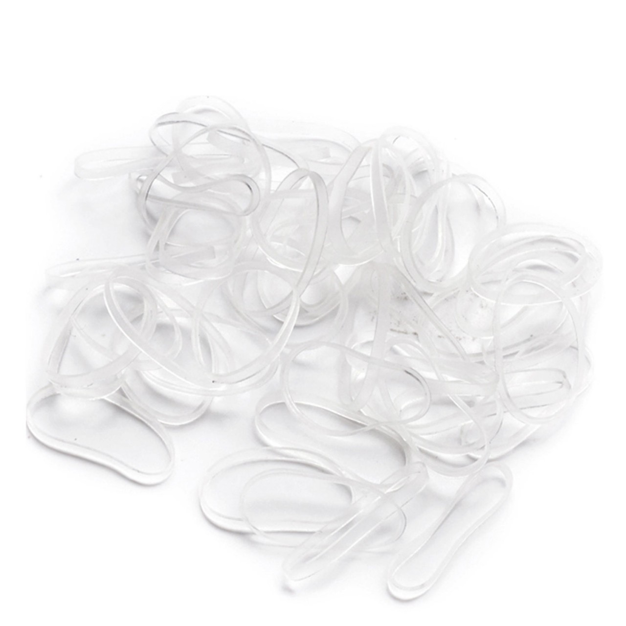 DailyGO - Midi-Haargummi Silikon transparent