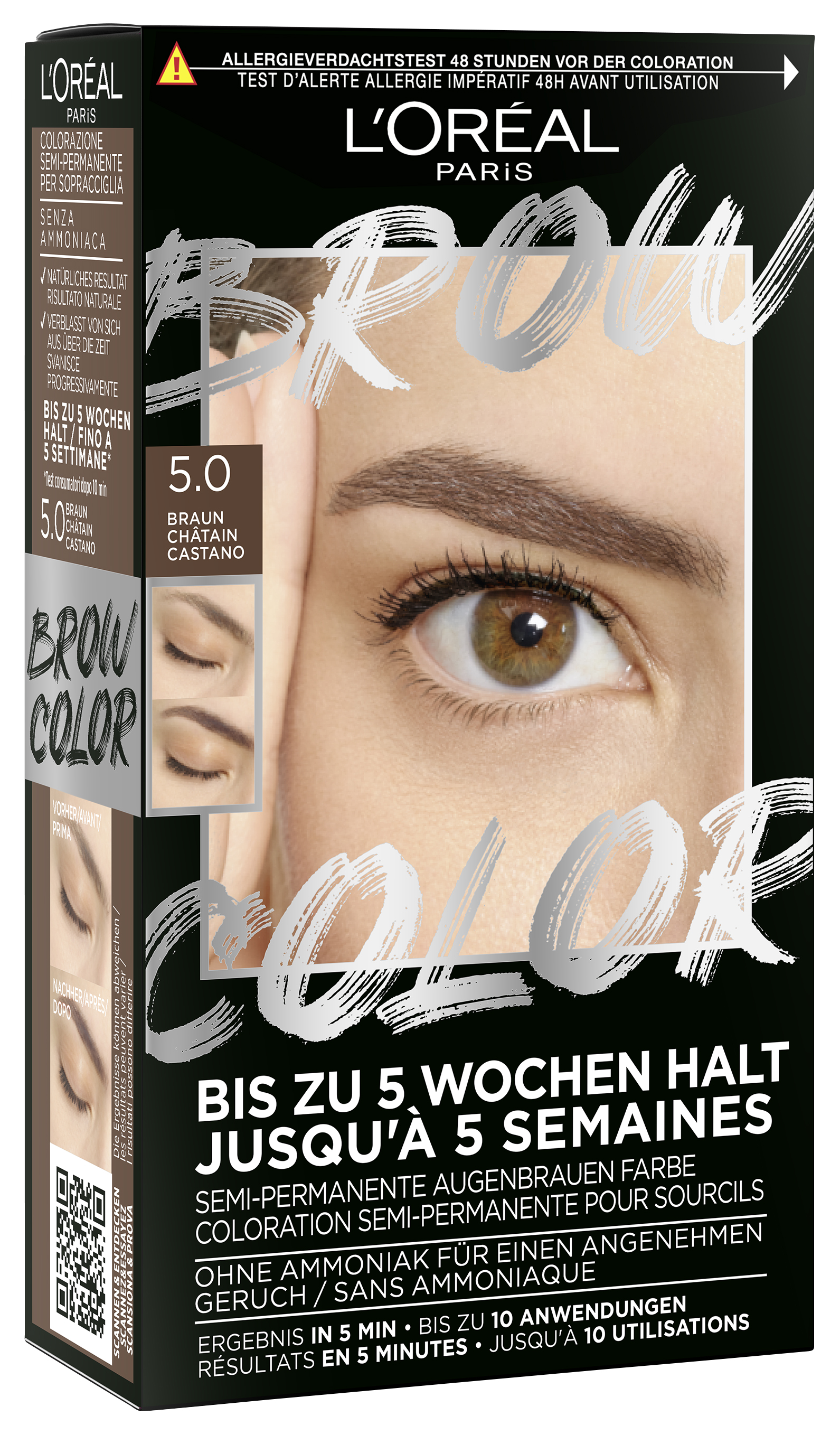 L’oréal Paris L’oreal Brow Color – Brow Color Augenbrauenfarbe – Braun 1stk