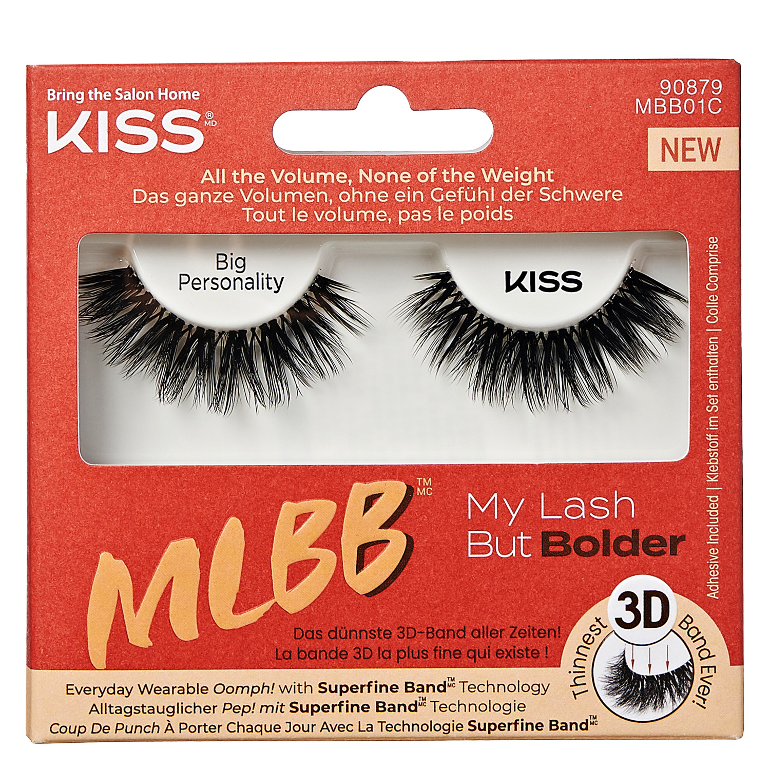 Kiss Lashes - Mlb Bolder Big Personality 1x