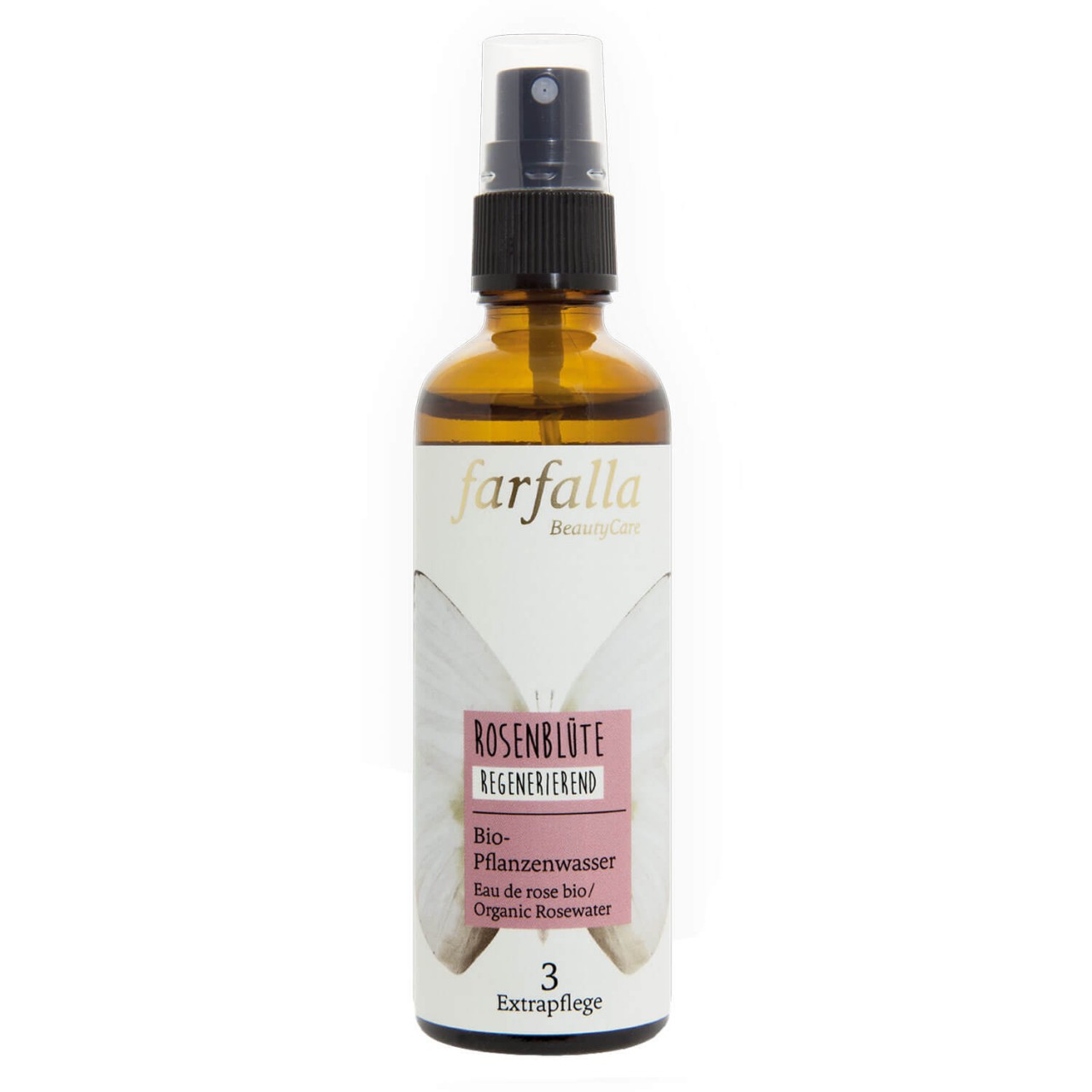 Farfalla Bio-Pflanzenwasser - Rosenblüte, Bio-Pflanzenwasser
