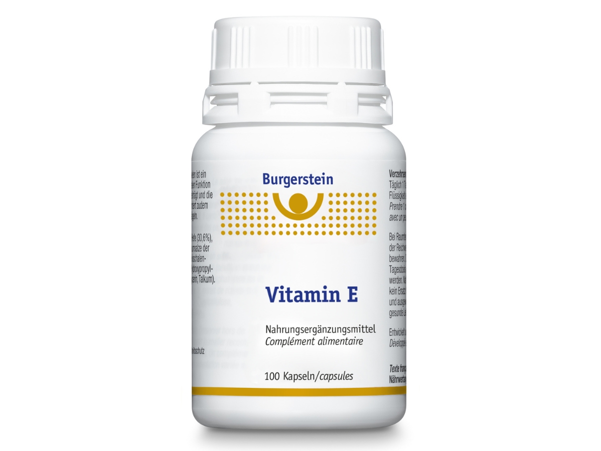 Burgerstein – Vitamin E Kapseln 100x