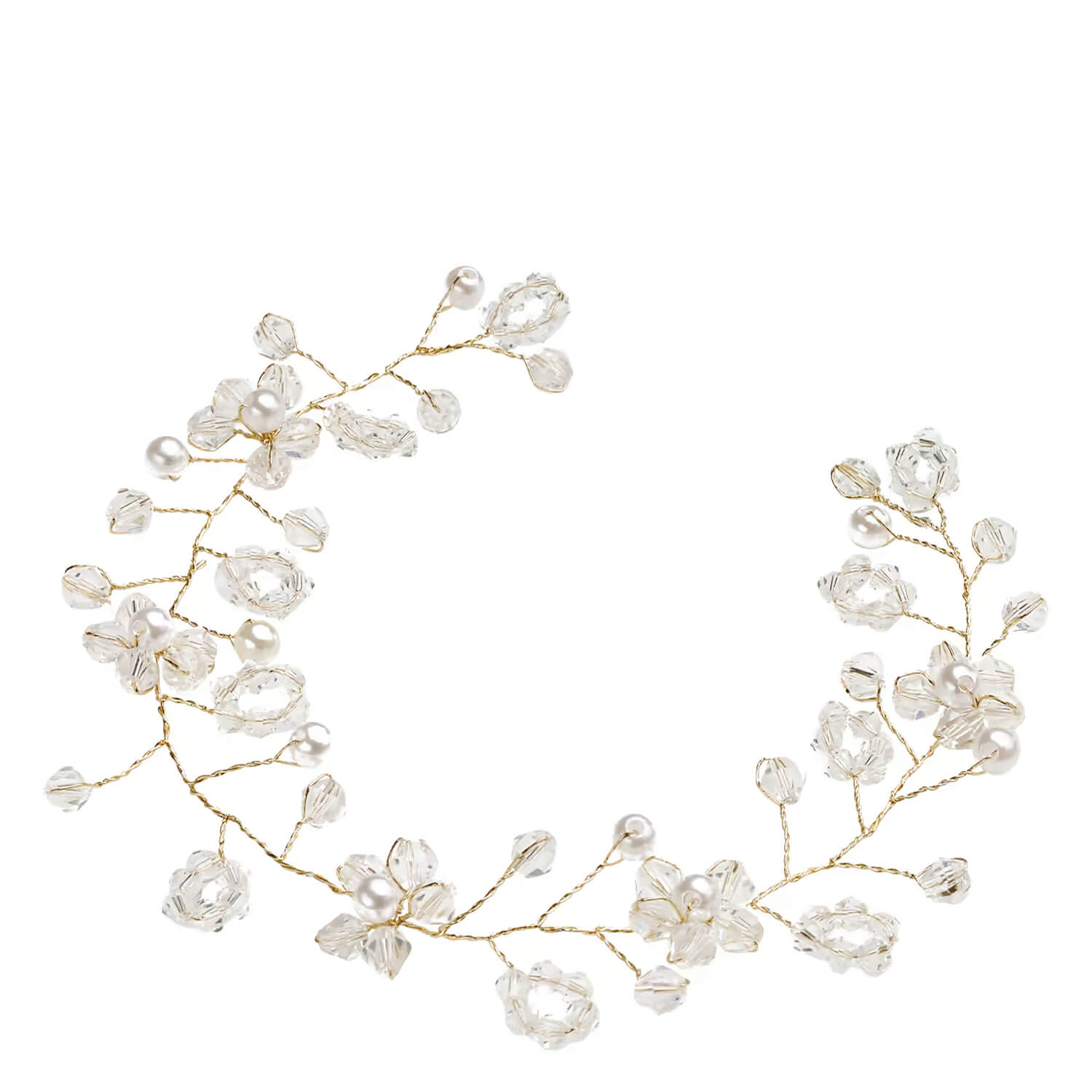 Trisa Celebride Haarschmuck Boho Perlen & Blümchen 1x