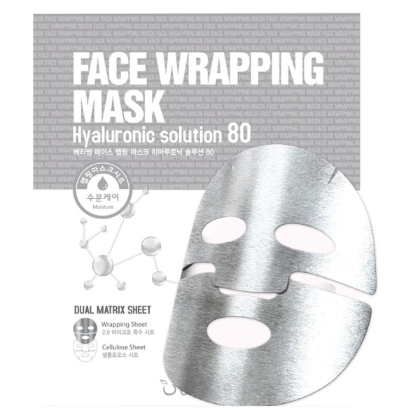 Image of Berrisom - Face Wrapping Mask Hyaluronic Solution 80