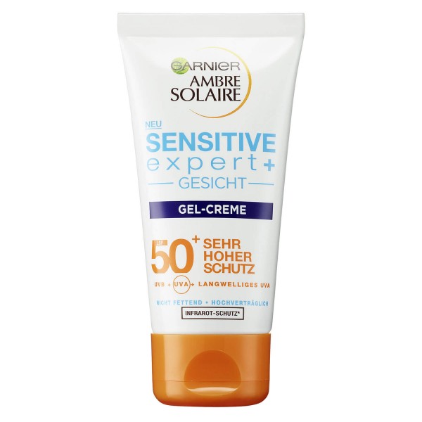 Image of Ambre Solaire - Sensitive expert+ Gesicht Gel-Creme LSF 50+