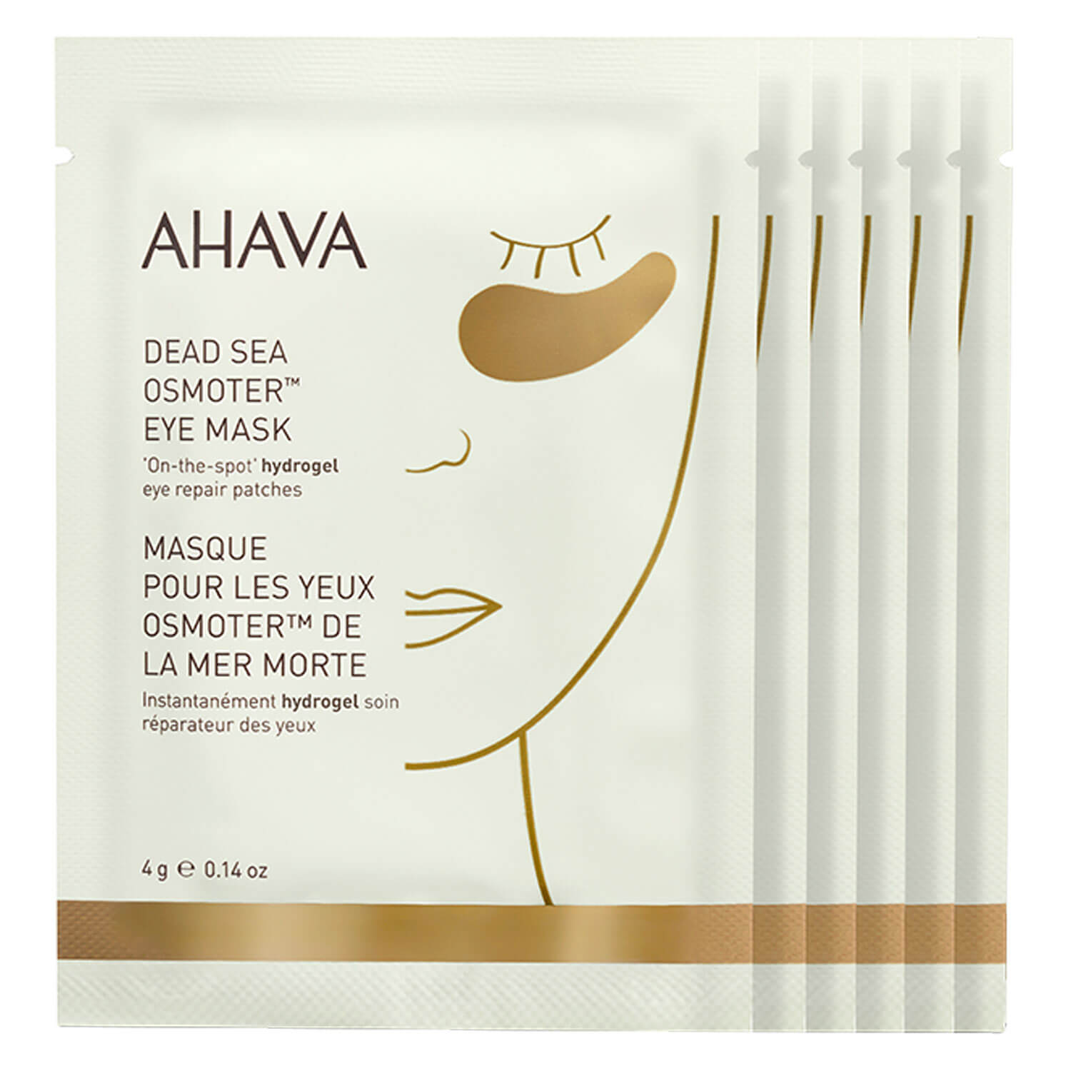 Ahava Deadsea Osmoter – Concentrate Reviving Eye Patches 6x4g