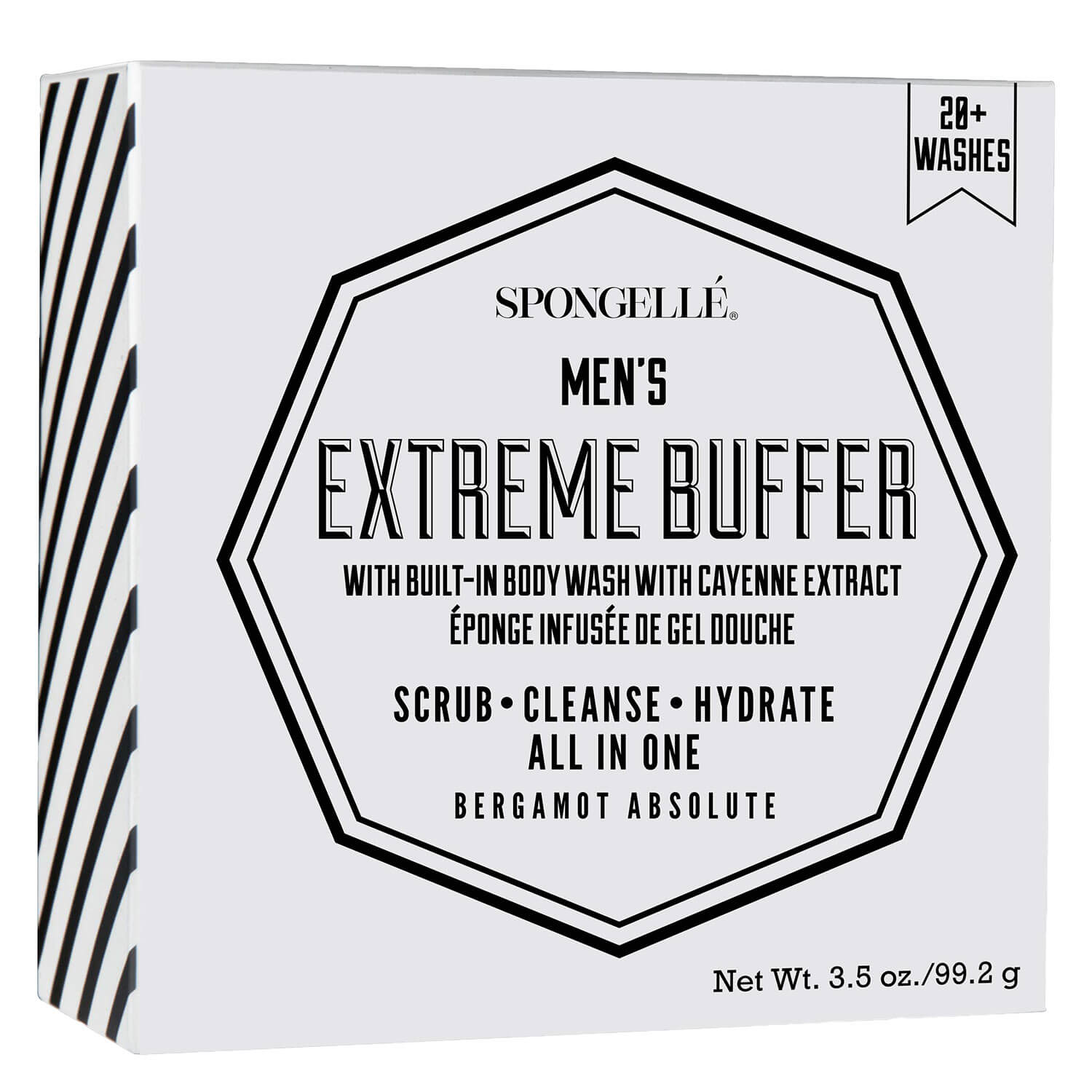 Spongellé Men’s – Extreme Buffer Bergamot Absolute 99g