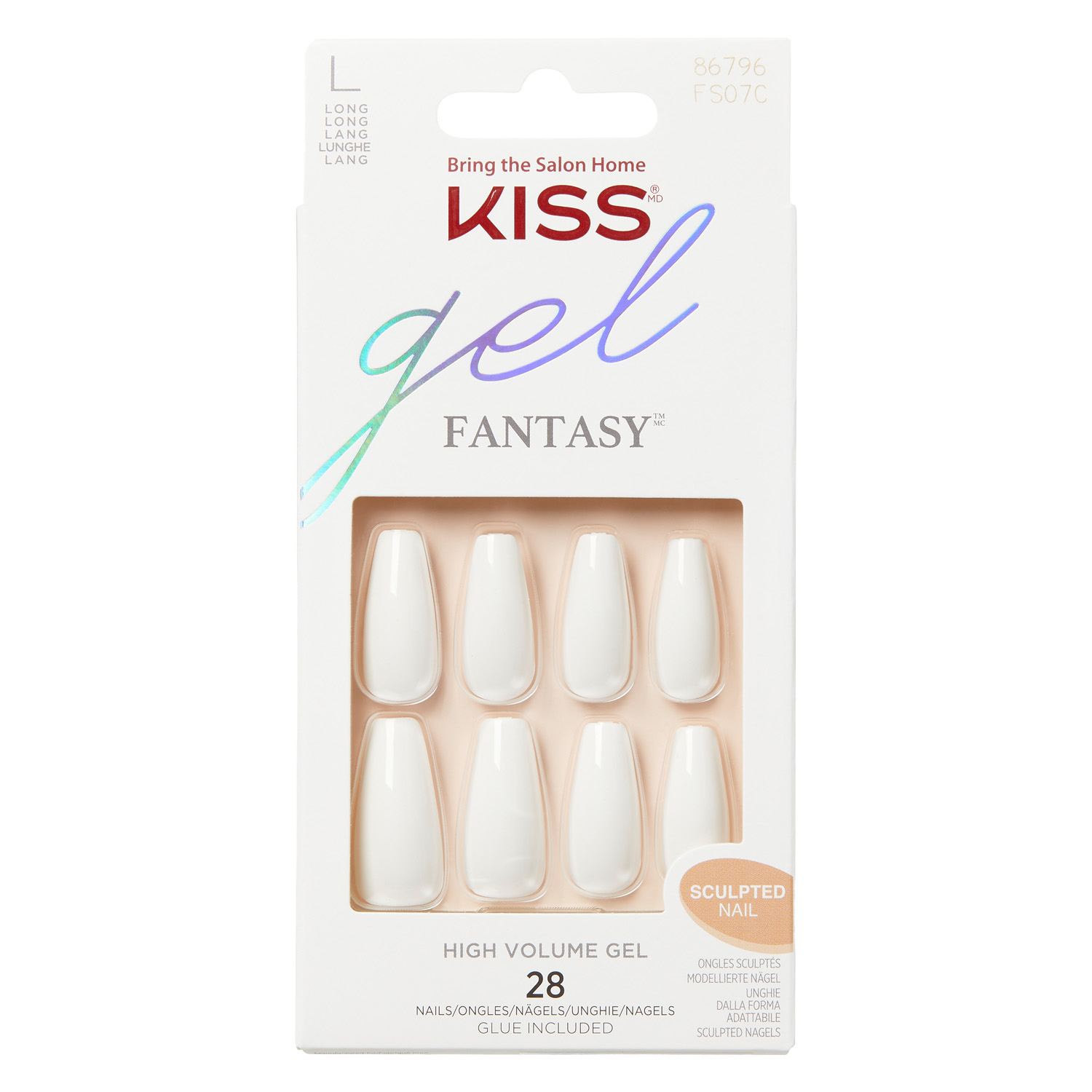 Kiss Nails - Gel Fantasy Nails True Color 28x