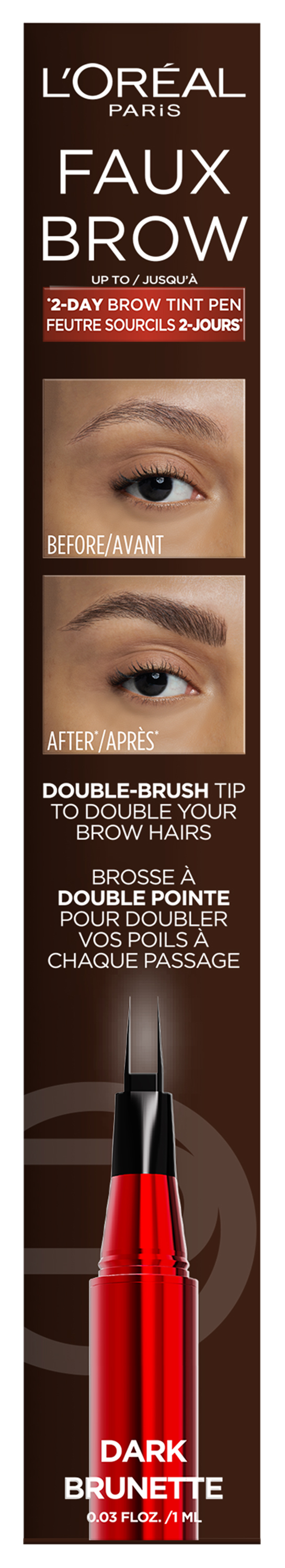 L'oréal Paris L'oreal Cosmetics - Infaillible Faux Brow Augenbrauenstift Dark Brunette 1ml