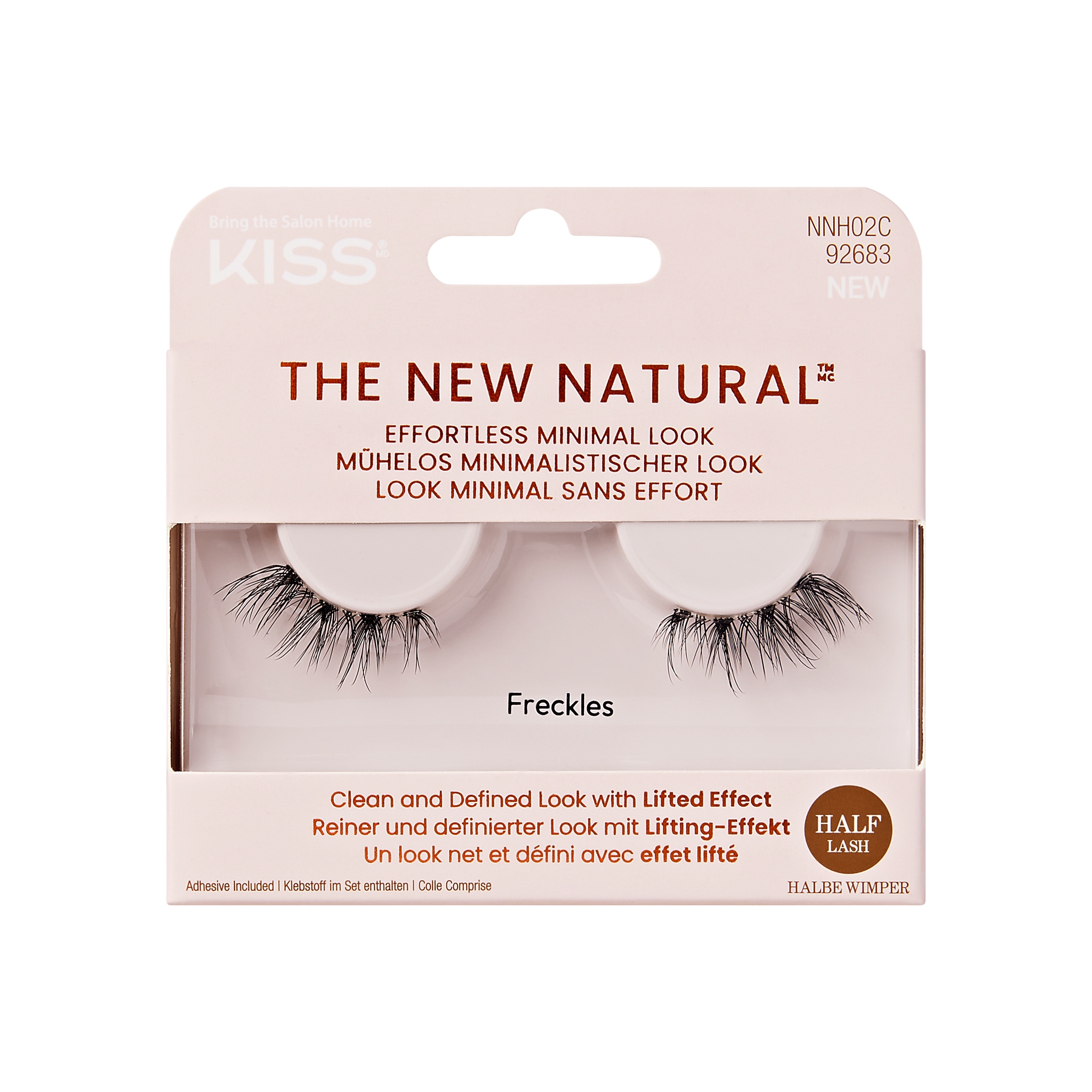 Kiss Lashes – Ks The New Natural Half Lash 02 1stk