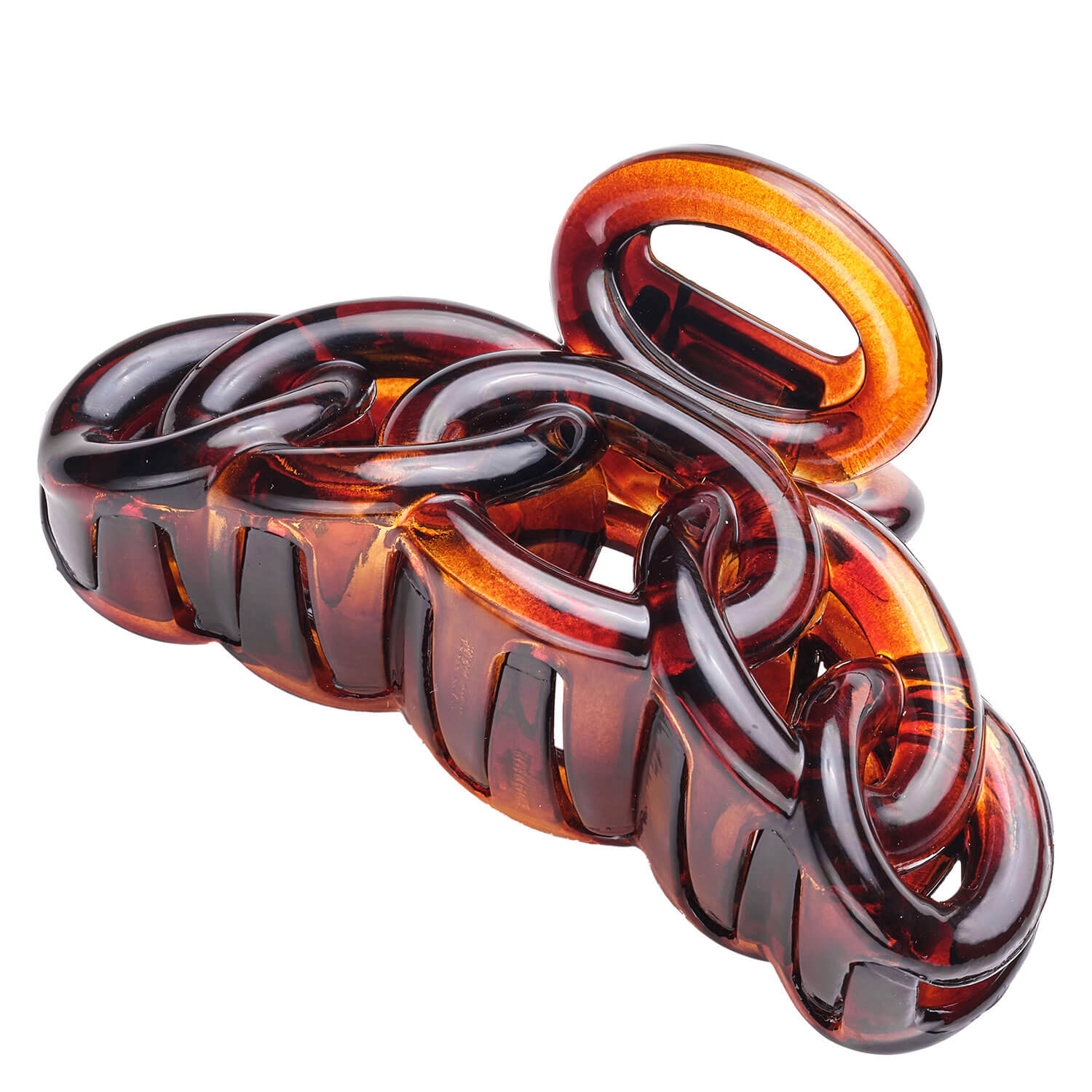 Trisa Hair – Haarklammer Geschwungen Tortoise 9cm