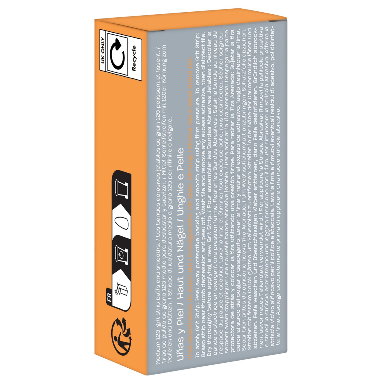 Nature Strong Nails & Skin - Disposable Strips 120 Grit