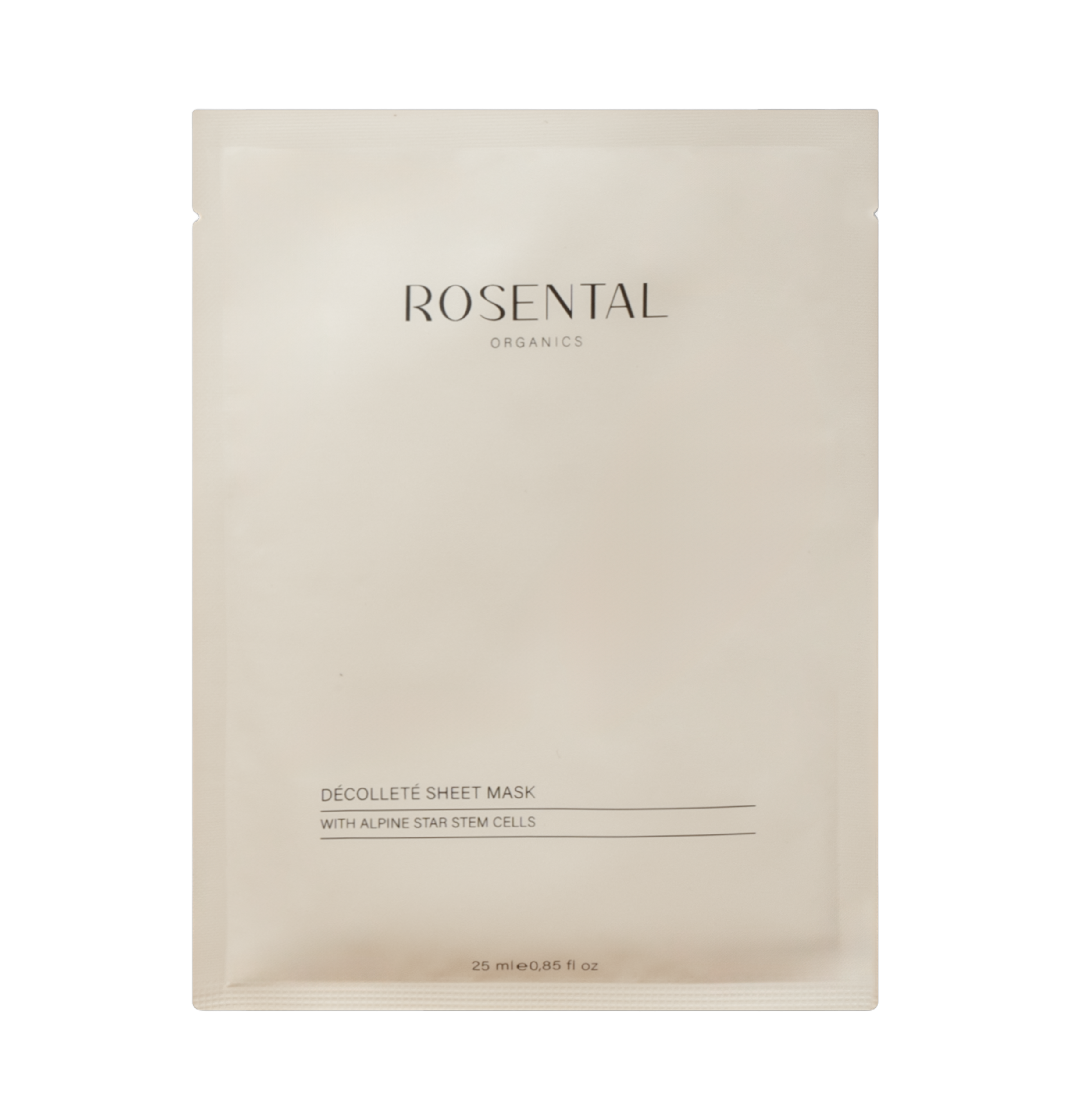 Rosental Organics Slow-Aging – Décolléte Sheet Mask 25ml