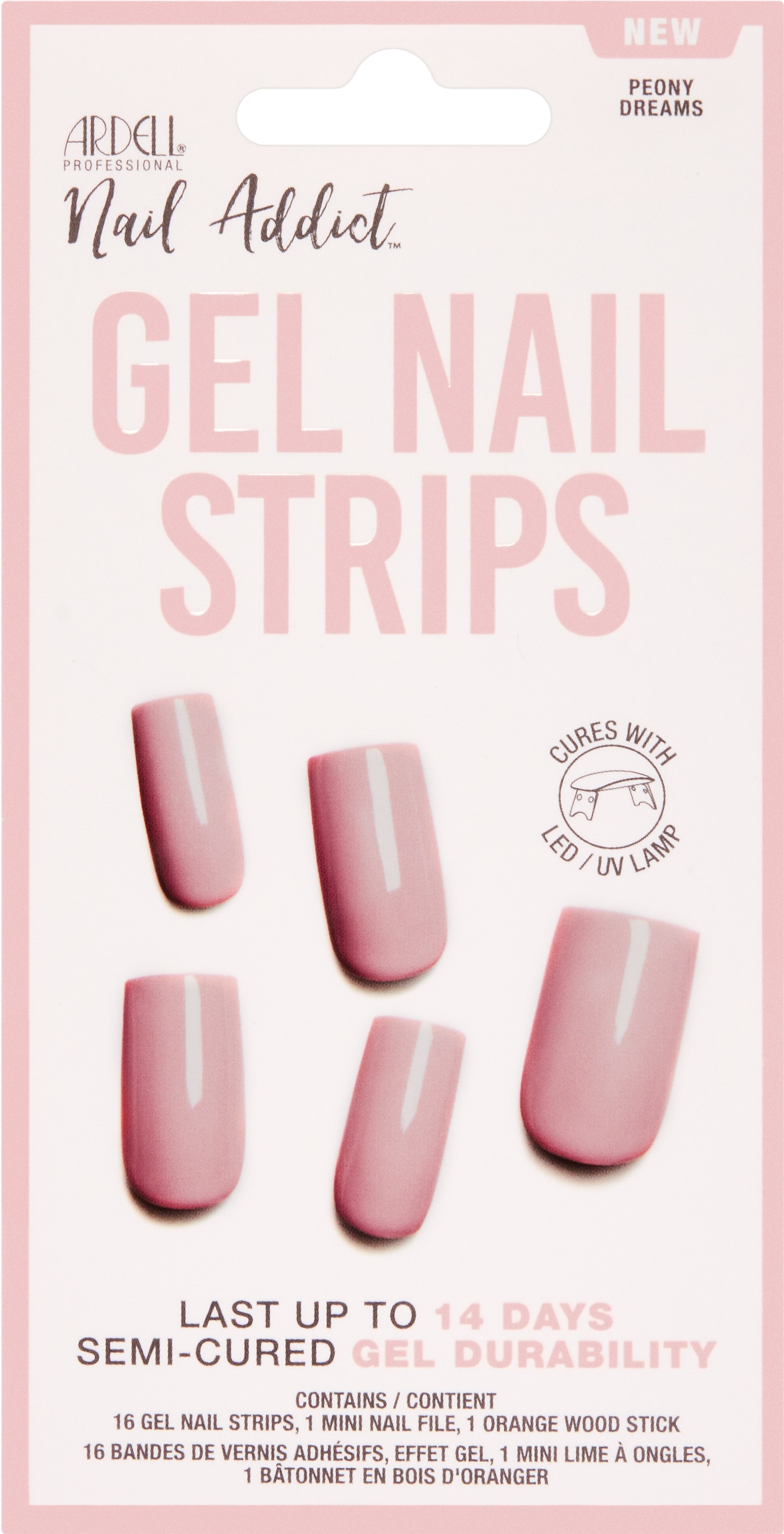 Ardell Nail Addict - Gel Strips Peony Dreams 1x