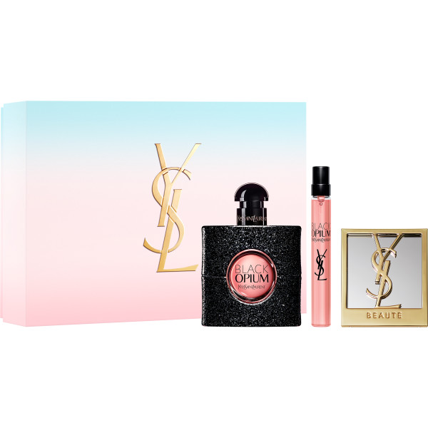 Yves Saint Laurent Black Opium - Eau De Parfum Set (50ml + 10ml + Mirror) 1x