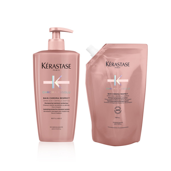 Kérastase Chroma Absolu - Bain Chroma Absolu Respect Refill Bundle 1x