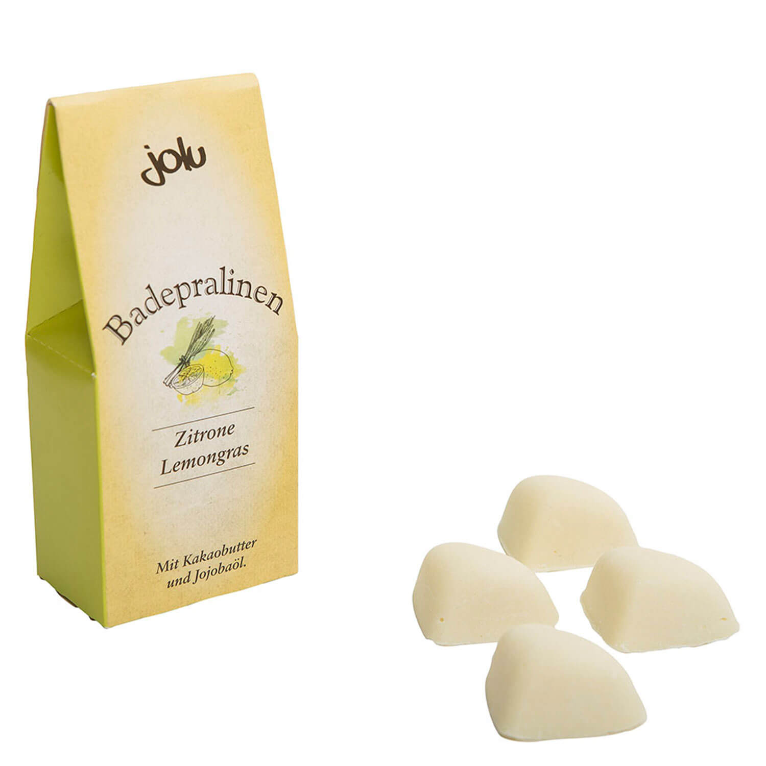 Jolu - Badepralinen Zitrone Lemongras 110g
