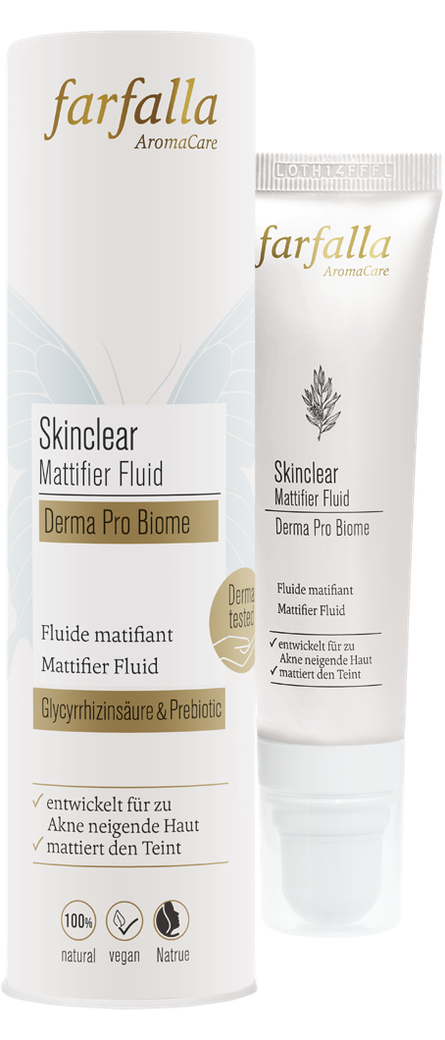 Farfalla Derma Pro Biome Beautycare Gesichtspflege - Skinclear Mattifier Fluid, Derma Pro Biome, 30ml 30ml