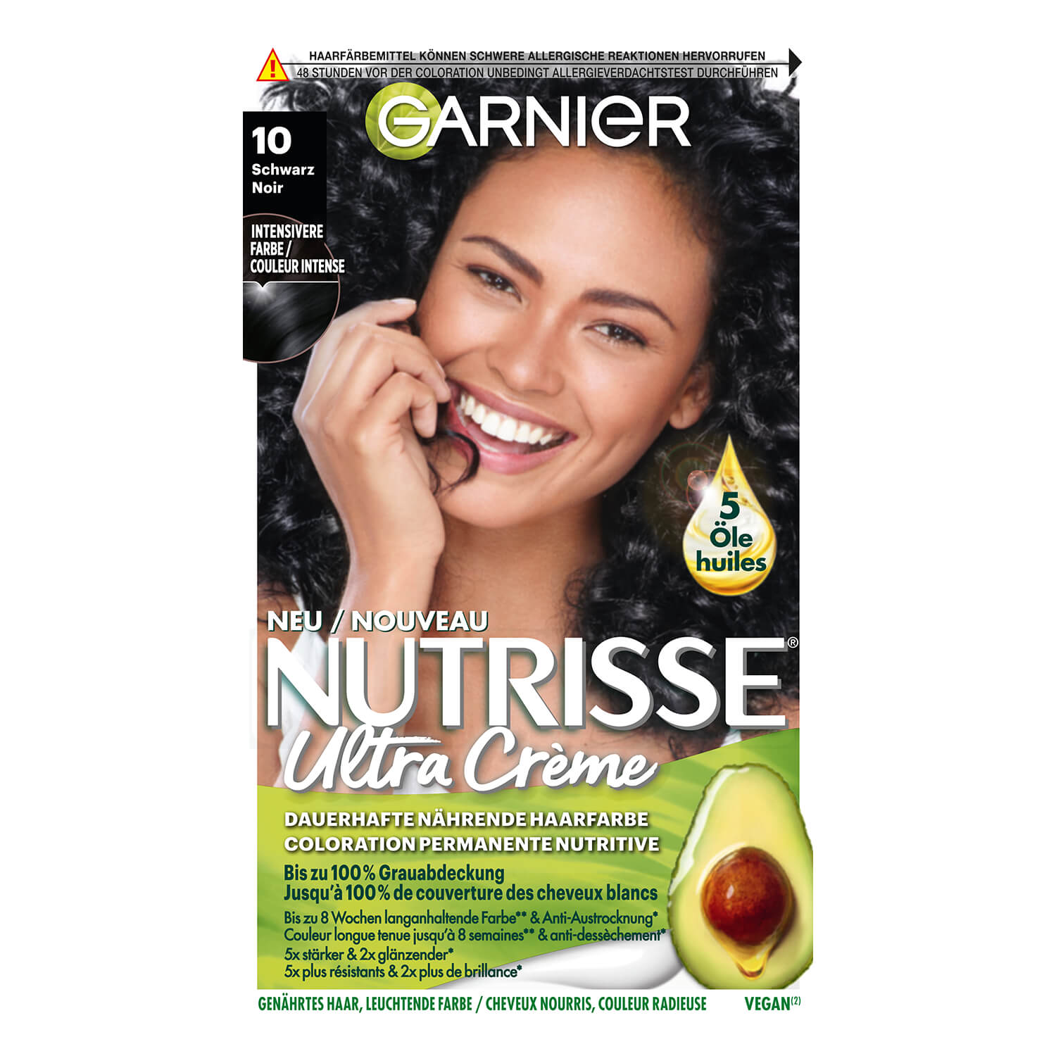 Garnier Nutrisse – 10 Schwarz 1x
