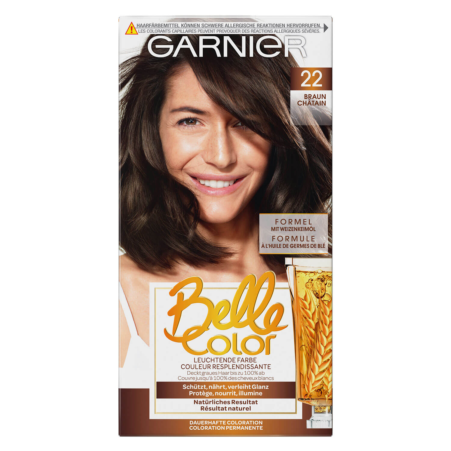 Garnier Belle Color – 22 Braun 1x