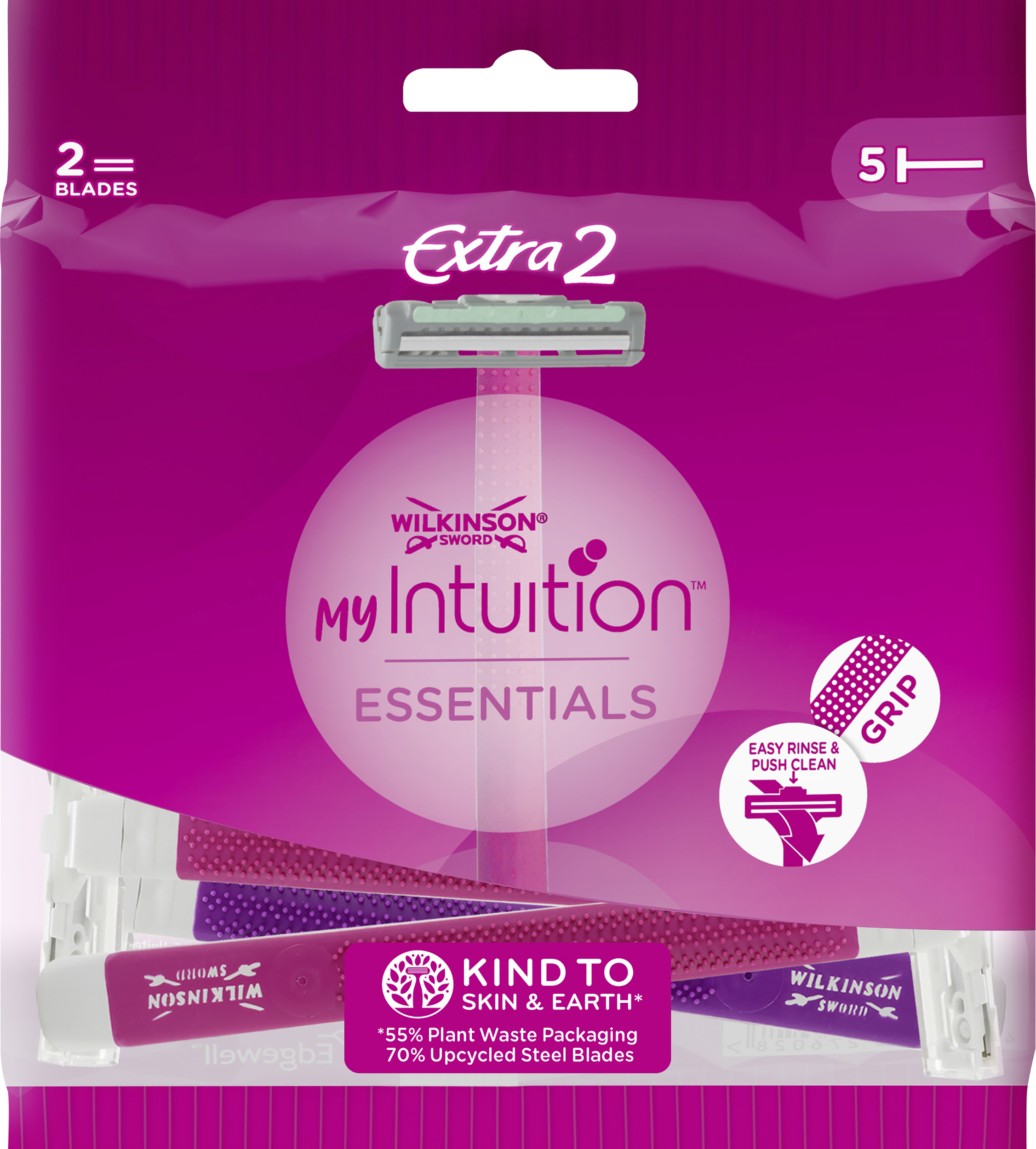 Wilkinson Extra - Einwegrasierer Extra2 My Intuition Essentials 5x