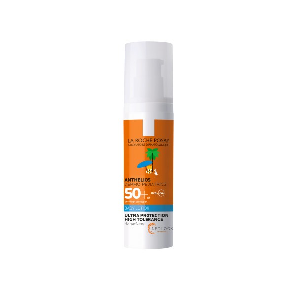 LA ROCHE-POSAY Anthelios Crème Solaire en Lait Bébé Dermo-Pediatrics SPF50+ Sans Parfum