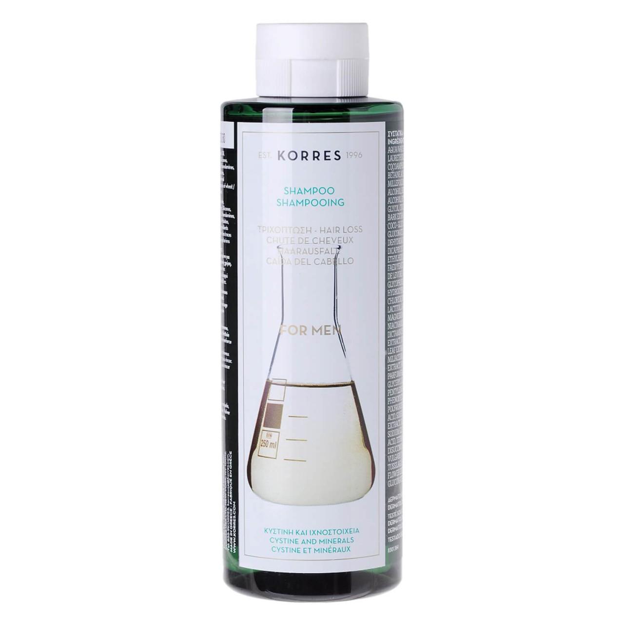 Korres Haircare - Cystine Minerals Anti Hair-Loss Shampoo Men