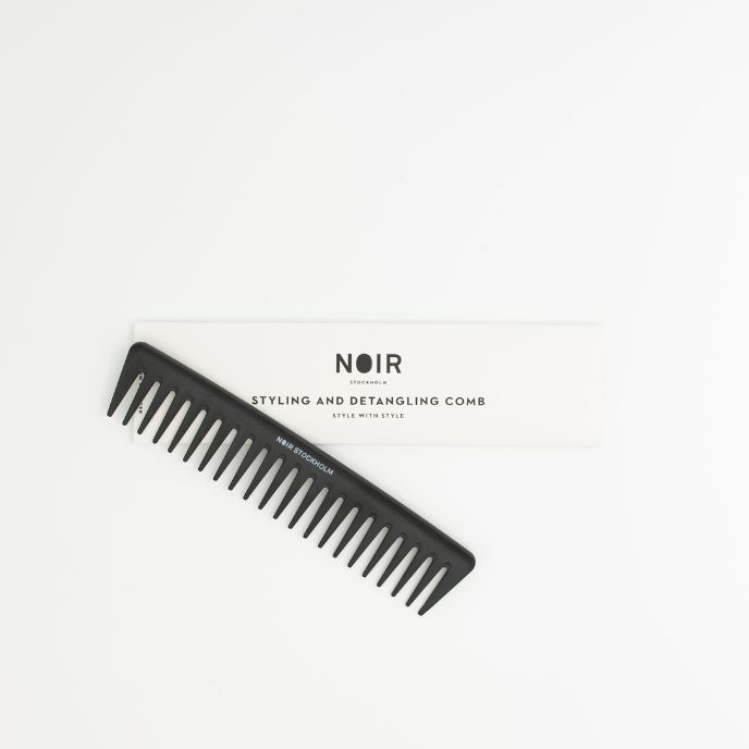 Noir Stockholm - Professional Styling & Detangling Comb Black 1x