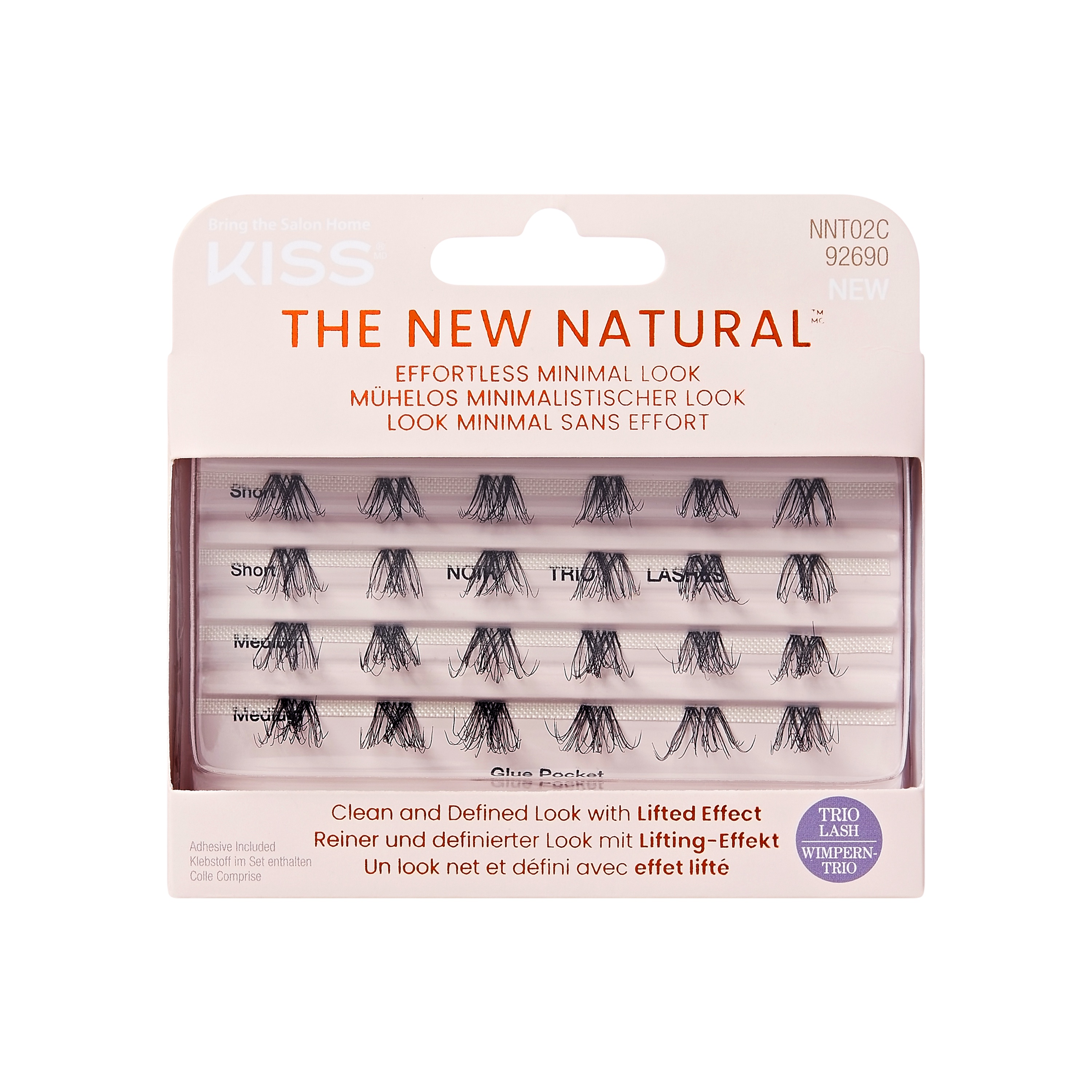 Kiss Lashes - Ks The New Natural Trio 02 1stk