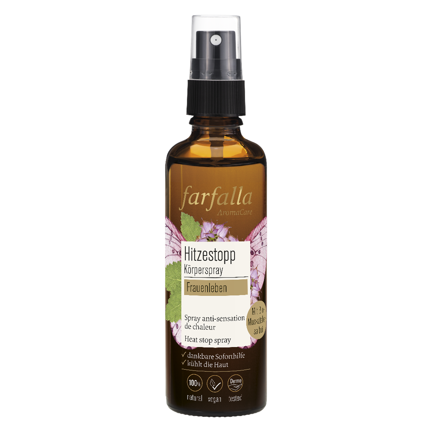 Farfalla Frauenleben - Muskatellersalbei Hitzestopp Spray 75ml