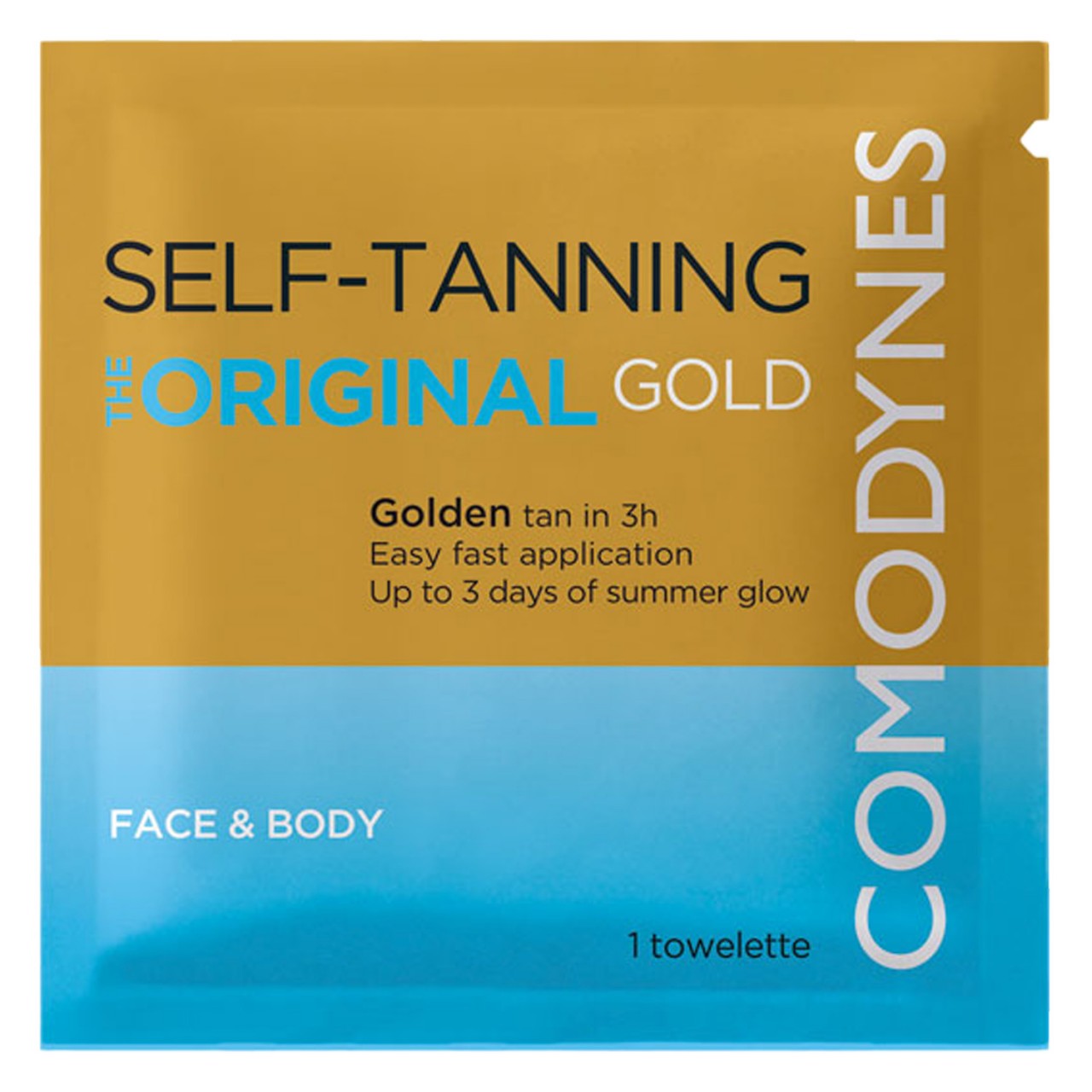 COMODYNES - Lingettes Autobronzantes Finition Gold