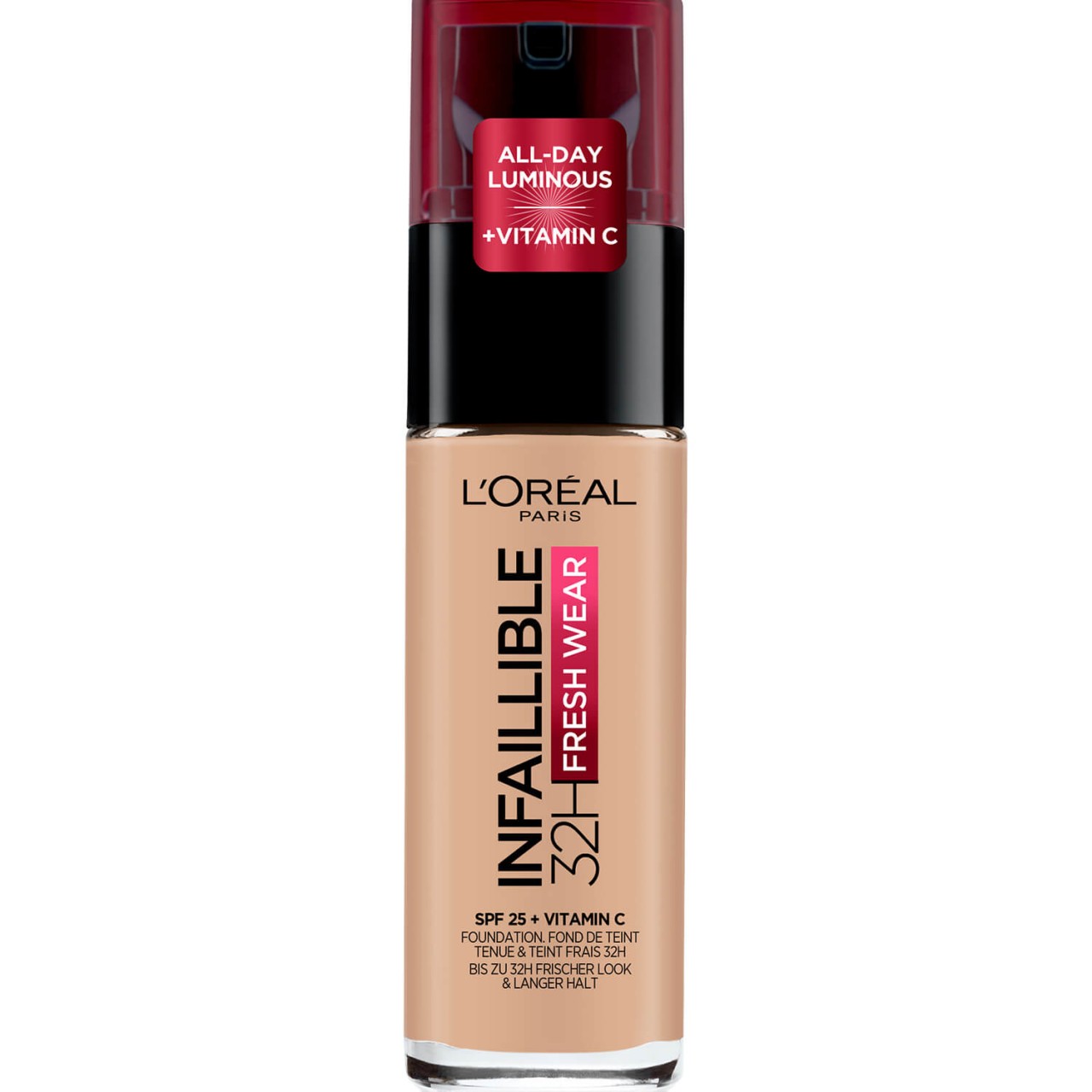 LOréal Infaillible - 32H Fresh Wear Make-up 145 Rose Beige
