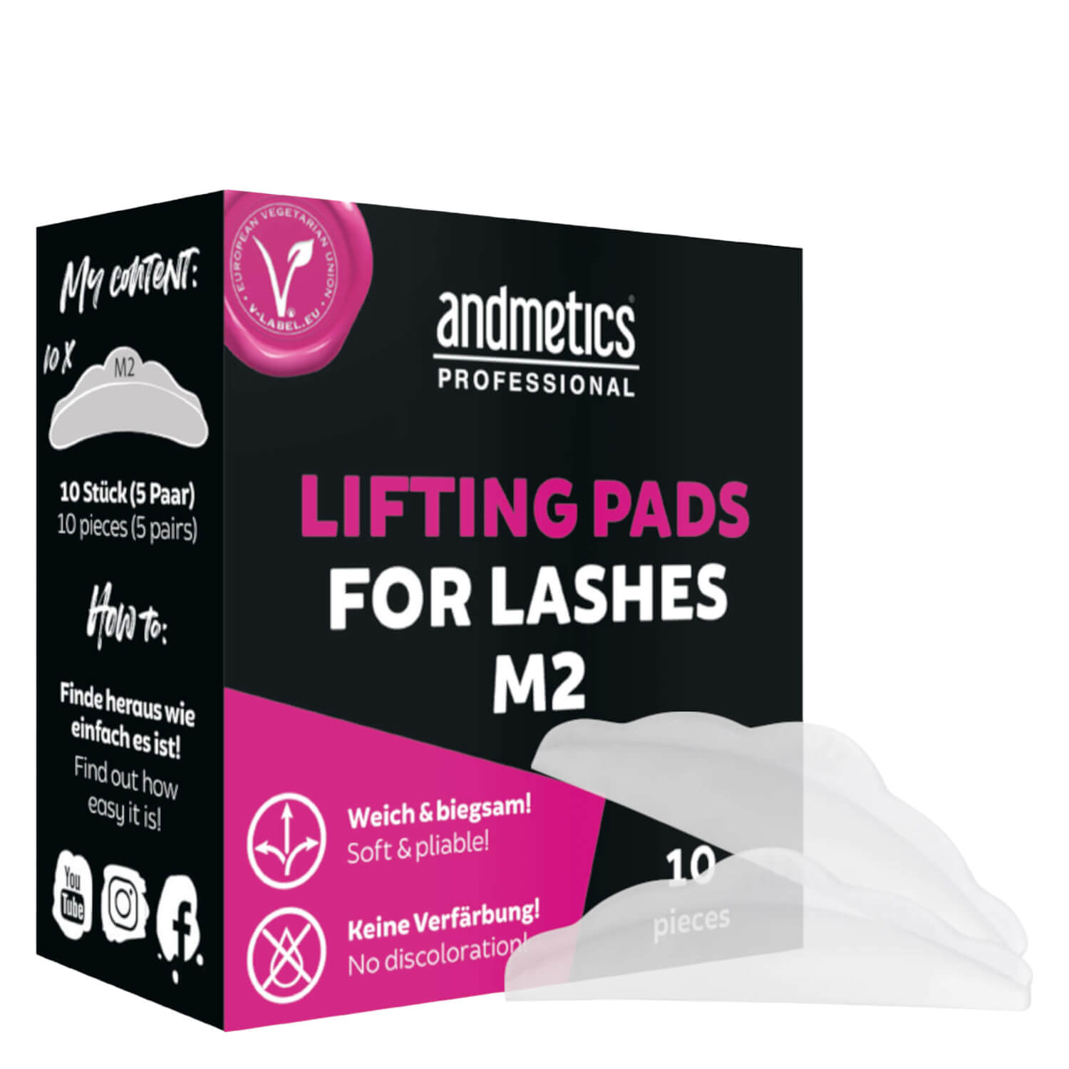 Andmetics Professional - Lifting Pads M2 5x