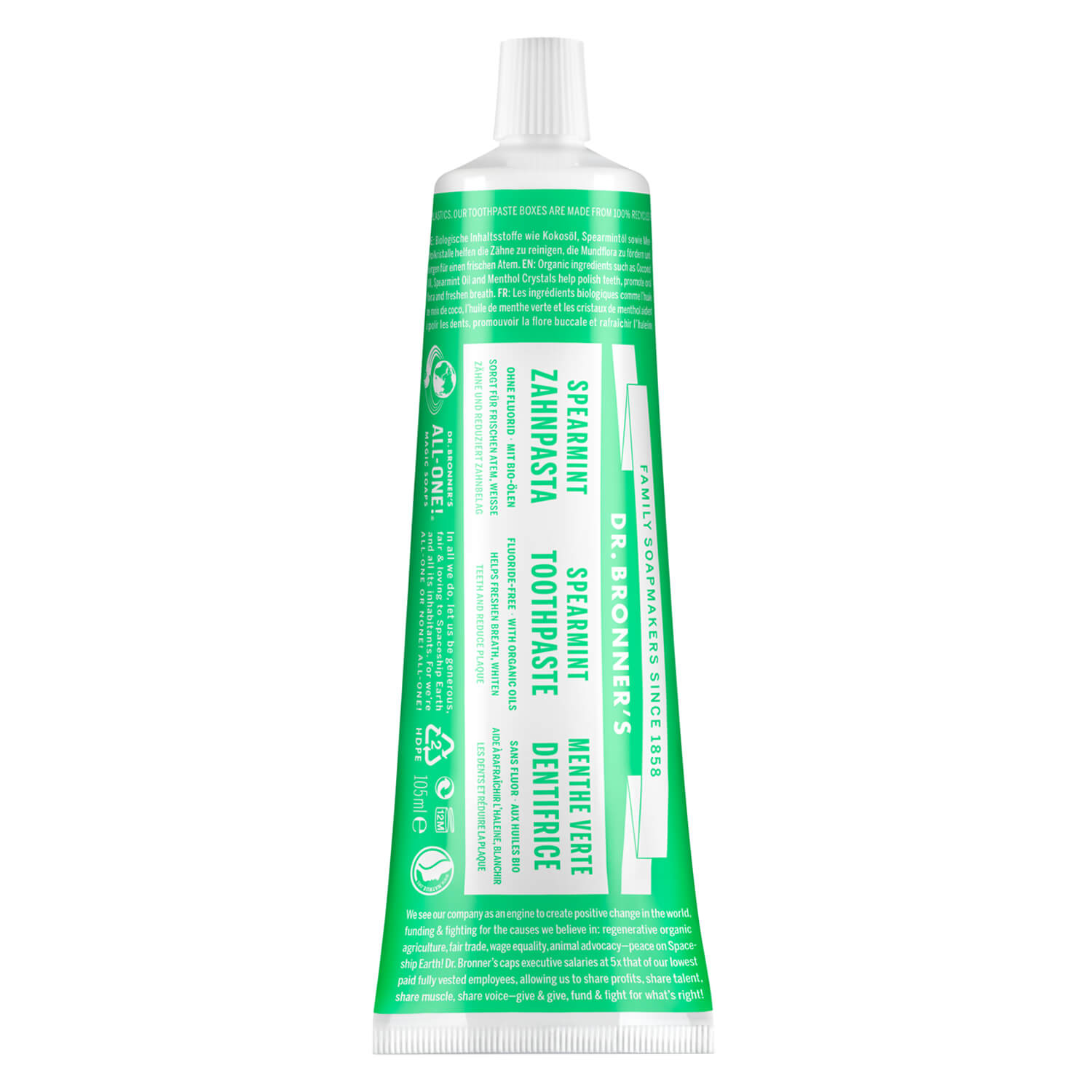 Dr. Bronner’s – Toothpaste Spearmint 140g