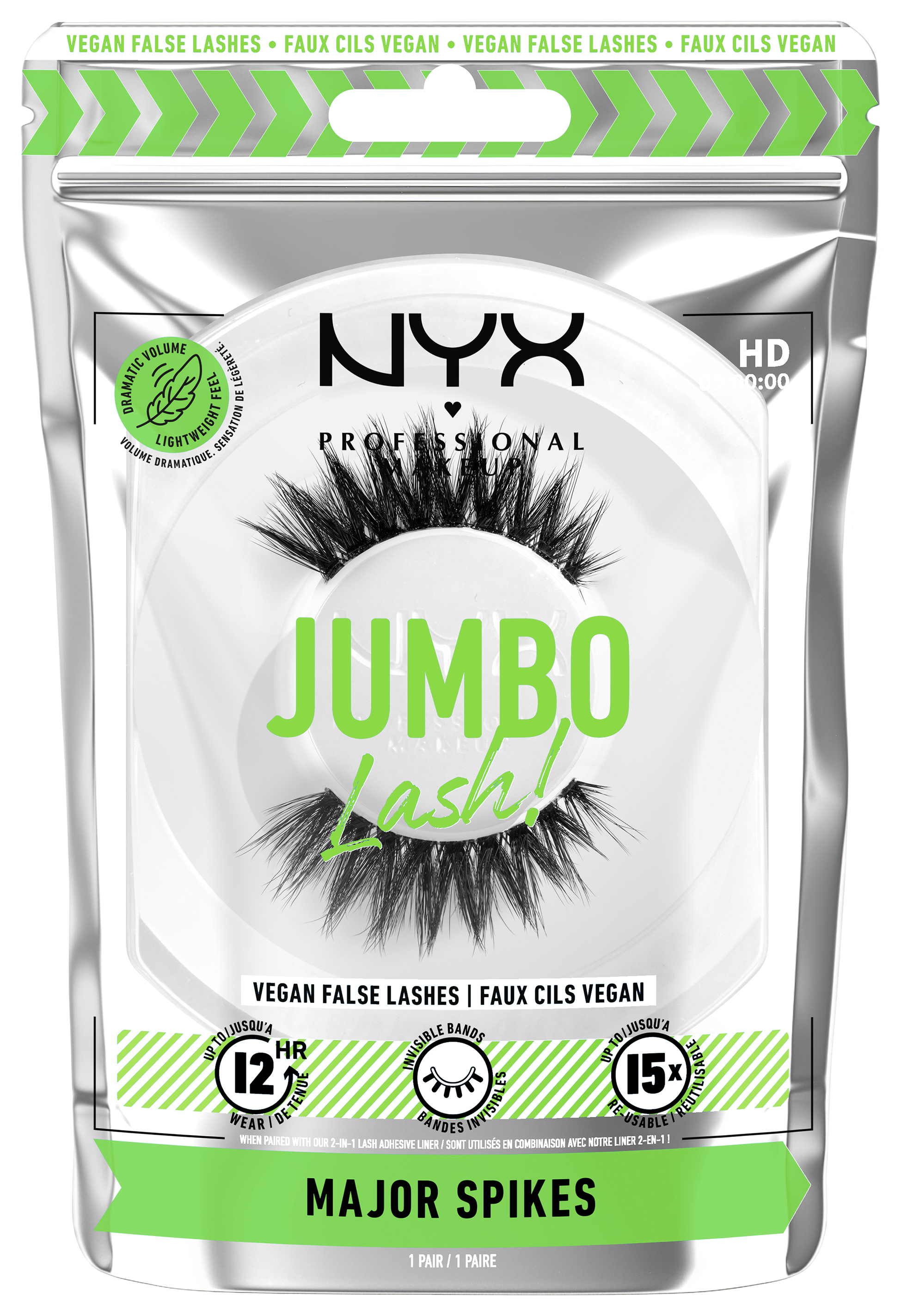Nyx Professional Makeup Jumbo Lash! - Künstliche Wimpern 9 Full Major Spikes 1x