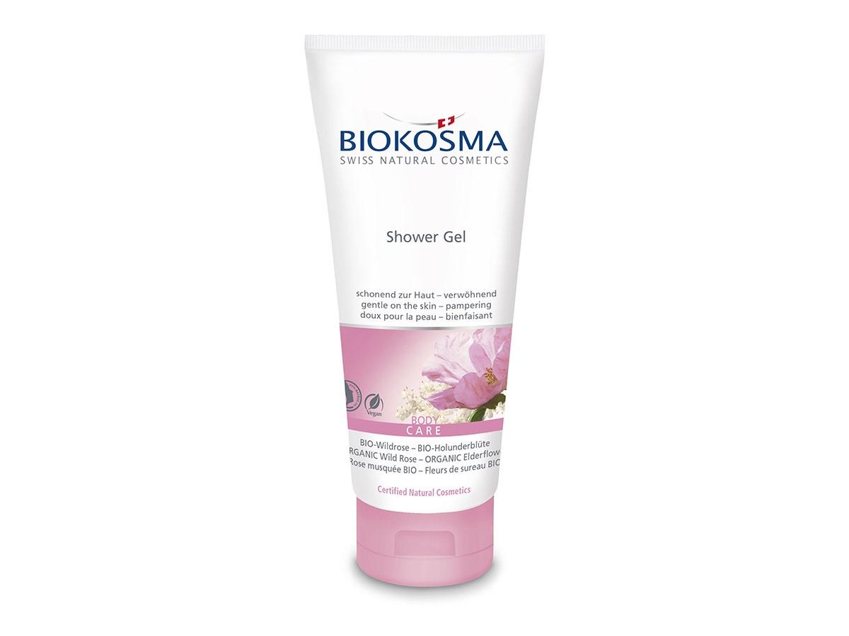 Biokosma - Shower Gel Bio Wildrose Und Bio Holunderblüte 200ml
