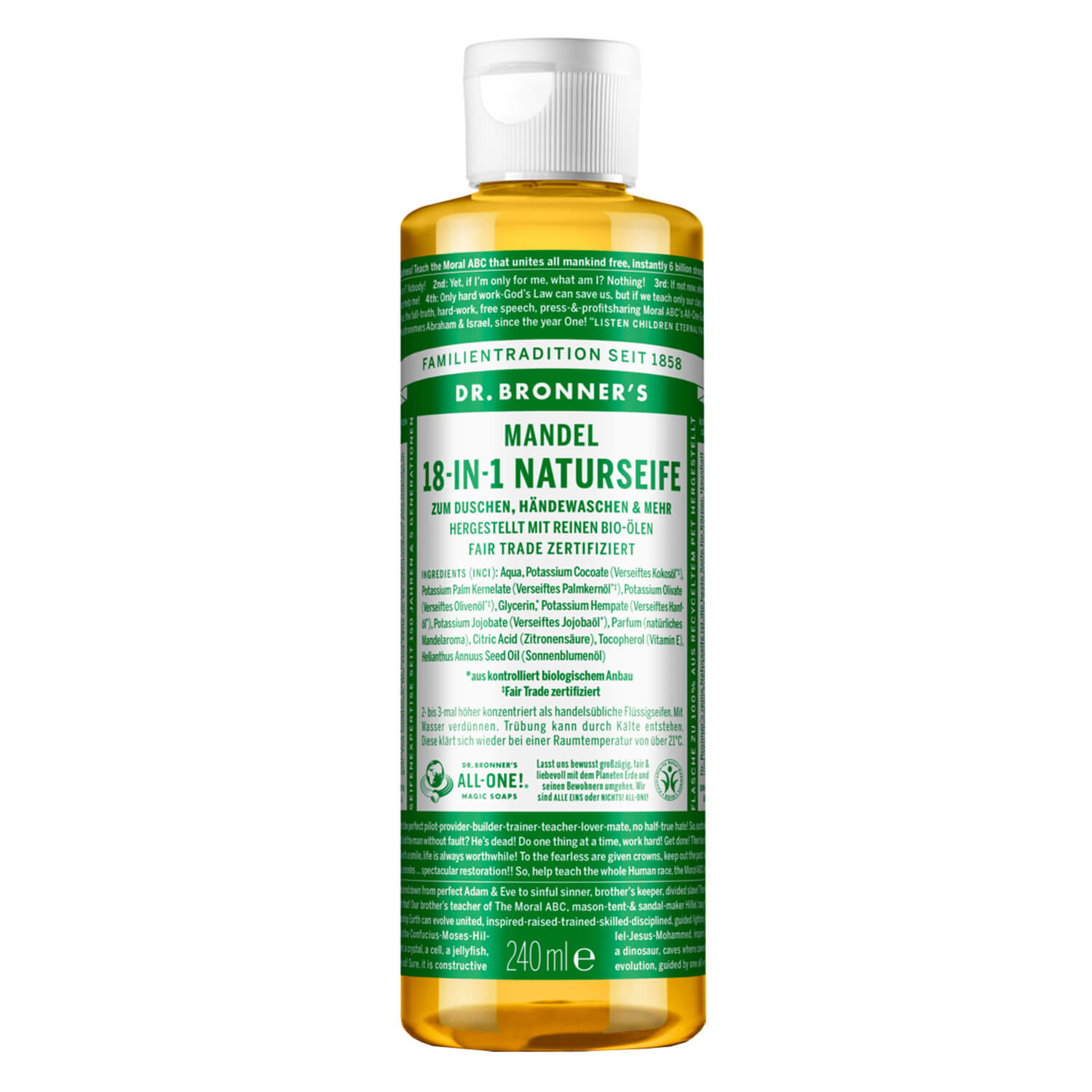 Dr. Bronner’s – 18-In-1 Flüssigseife Mandel 60ml