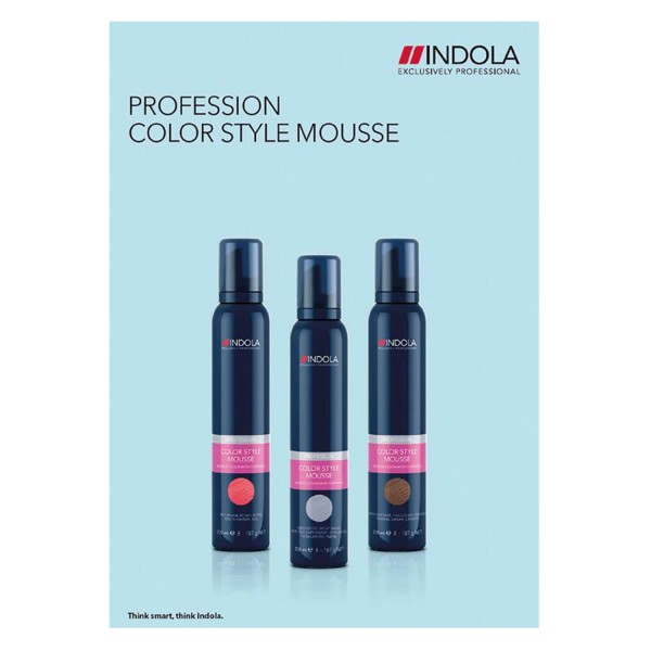Indola Colour Mousse Colour Chart