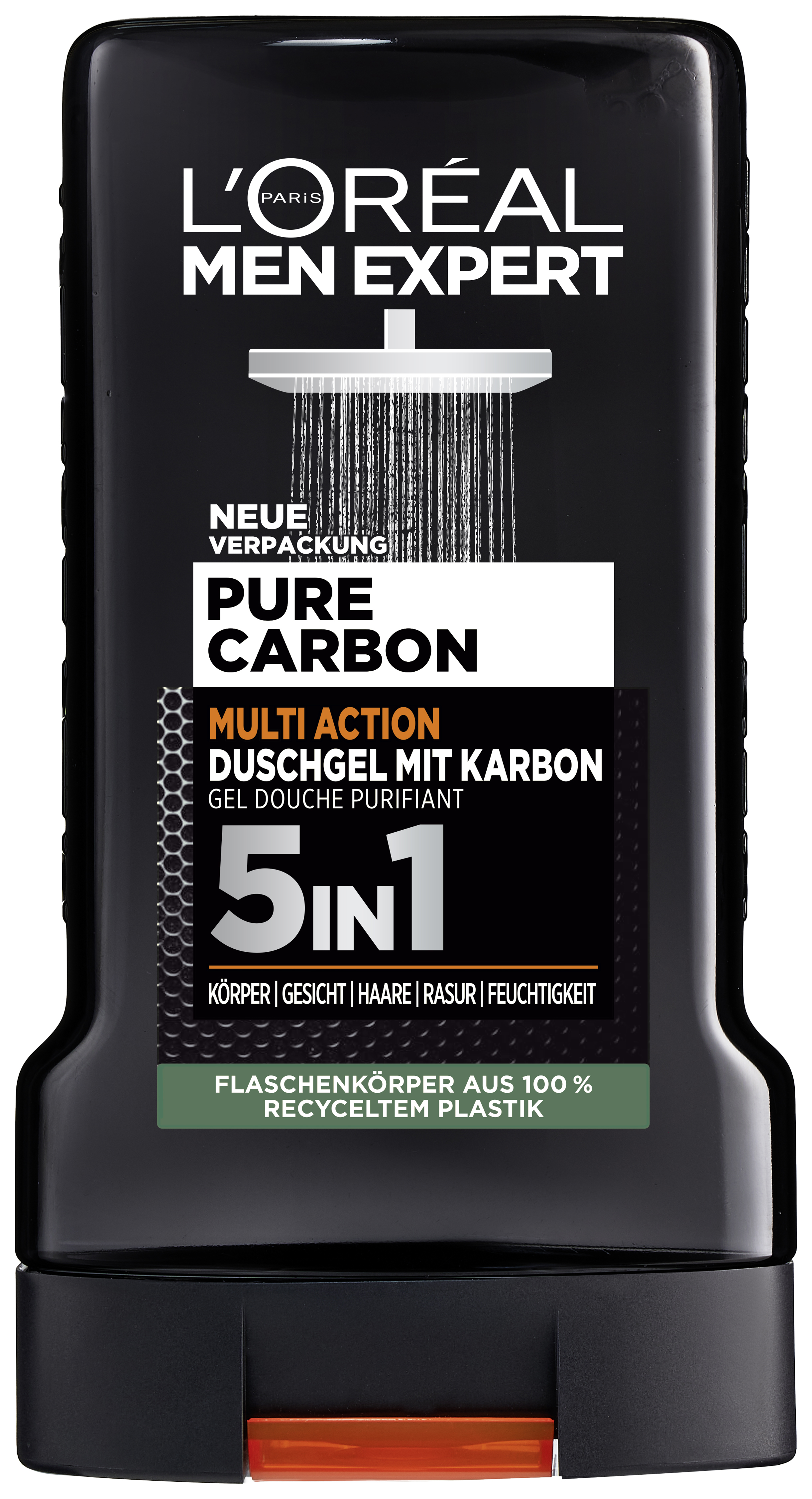 L'oréal Paris L'oréal Men Expert - Carbon Clean Karbonduschgel 5in1 Multiaction Waschgel 250ml