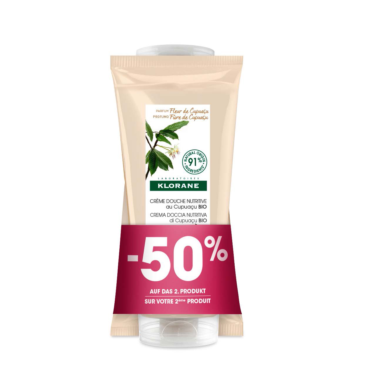 Klorane Cupuaçu – Duschcreme Duo 2x200ml