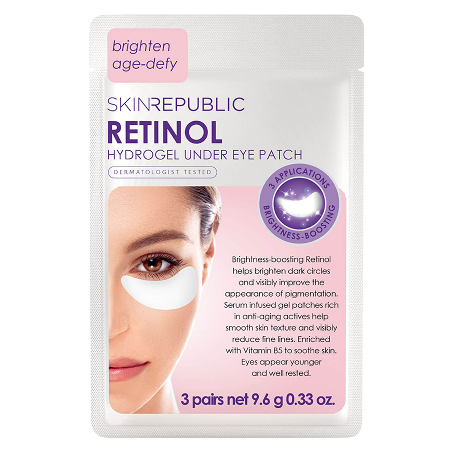 Skin Republic – Retinol Hydrogel Under Eye Patch 3x