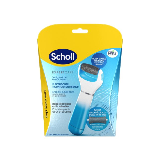 Scholl Expert Care - Elektrischer Hornhautentferner Blau 1x