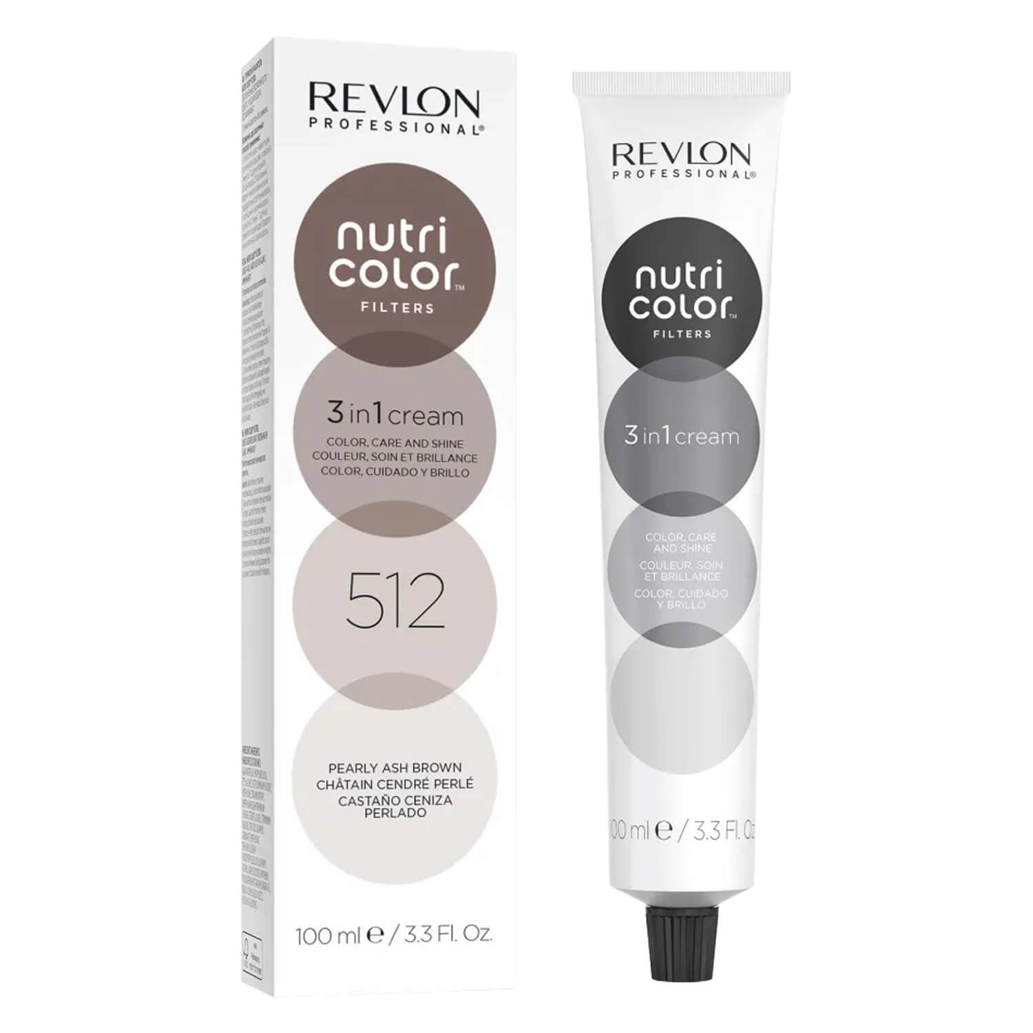 Revlon Professional Nutri Color Creme – Pearly Ash Brown 512 100ml