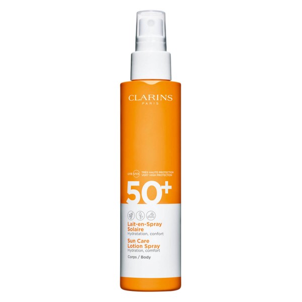 Image of Clarins Sun - Lait-en-Spray Solaire Corps SPF50+