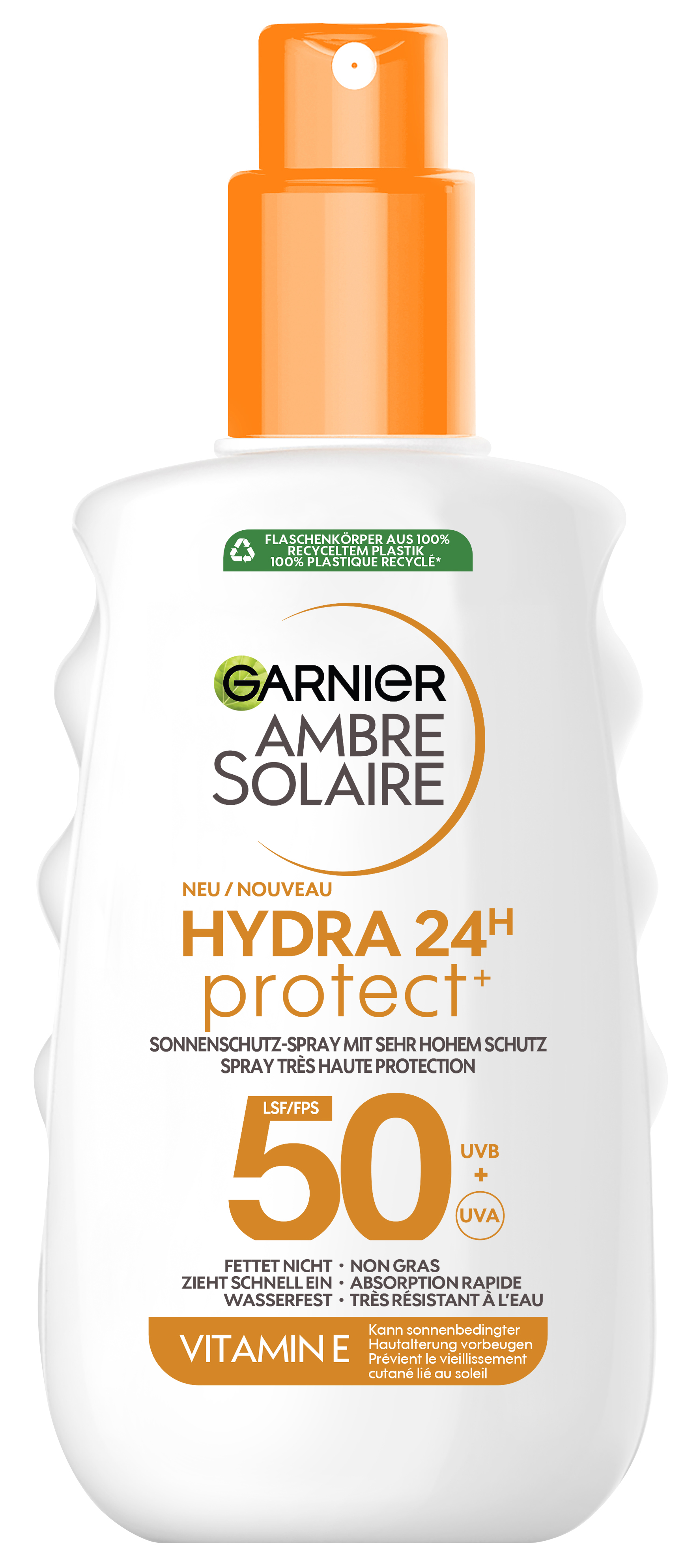Garnier Ambre Solaire - Hydra Protect+ Sonnenschutz-Spray 24h Lsf 50 150ml