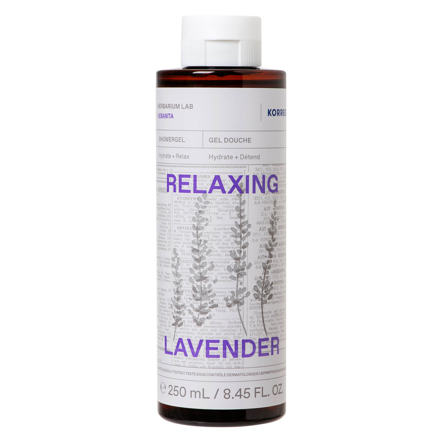 Korres Care – Relaxing Lavender Showergel 250ml