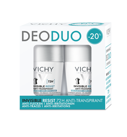 Vichy Deo - Deo 72h Anti-Flecken Roll-On Duo 2x50ml