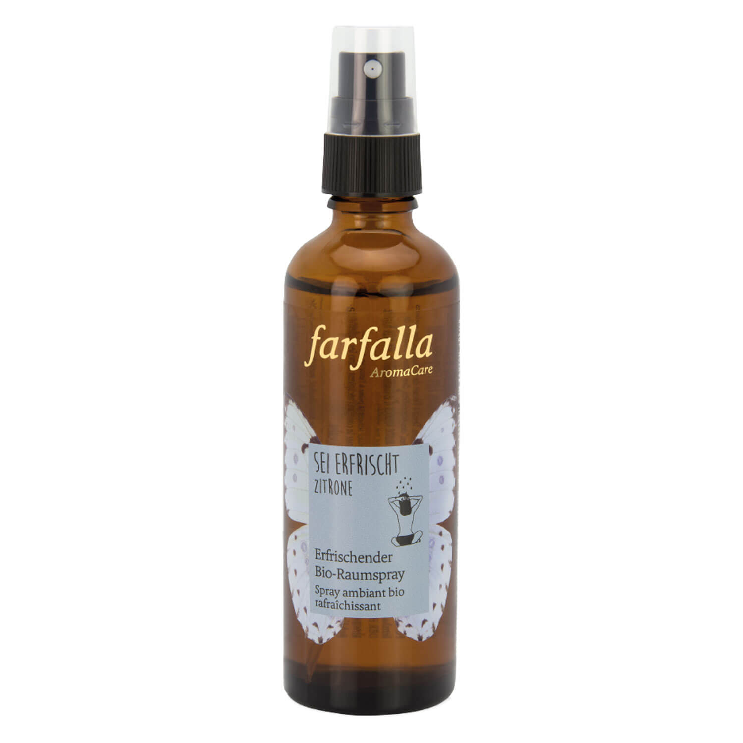 Farfalla Sei Erfrischt – Zitrone Erfrischender Bio-Raumspray 75ml