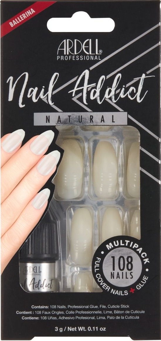 Ardell Nail Addict – Natural Ballerina Multipack 108x